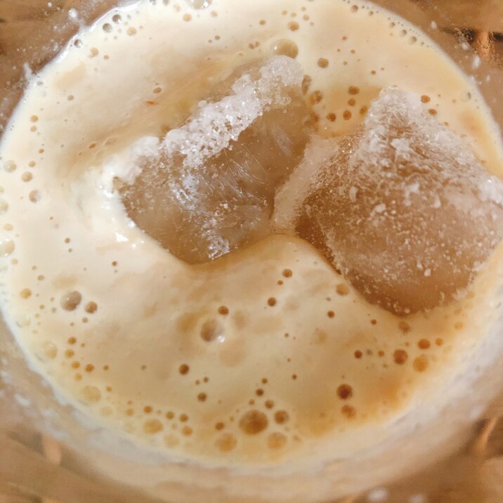 コーヒー豆乳ラッシー